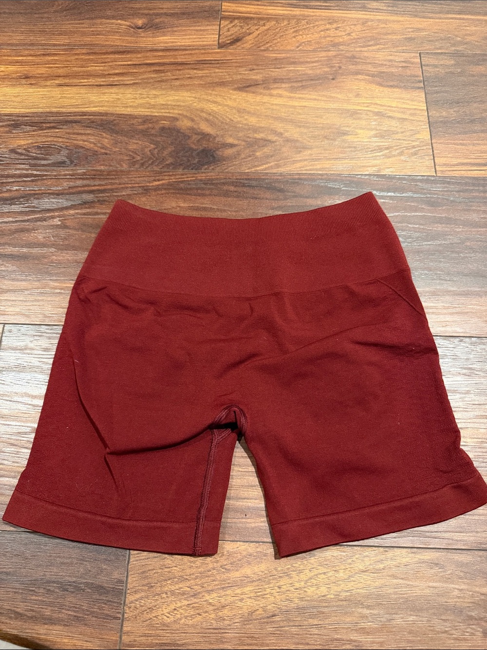 Alphalete Burgandy Red Seamless HR Shorts